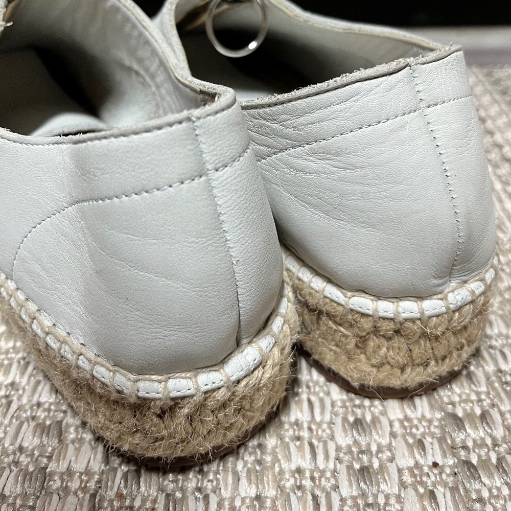 Alexander Wang Devon Leather Zip Front Espadrille… - image 3